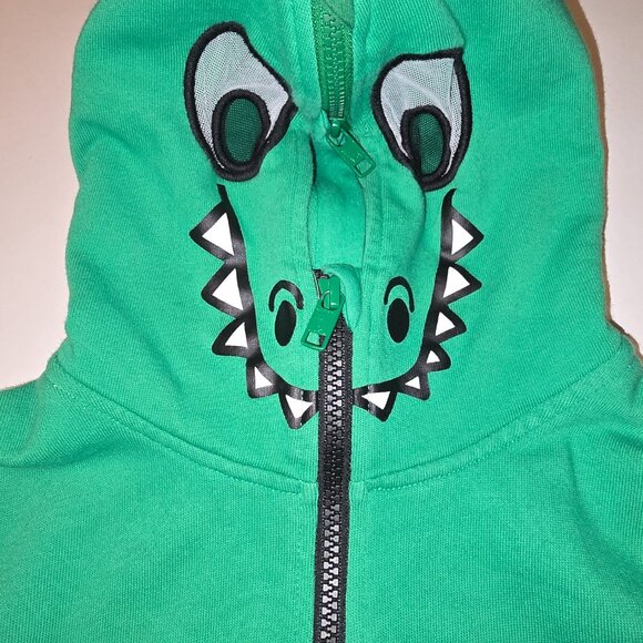 Stella McCartney Kids Teen Boys Green Zip-Up Top - Picture 3 of 9